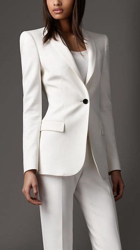 burberry white pant suit|discount Burberry suits.